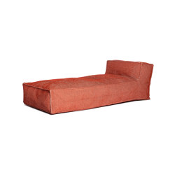 SILKY Long Chair Terracotta | Chaise longues | Roolf Outdoor Living