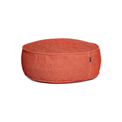 Silky Round Pouf Terracotta | Poufs | Roolf Outdoor Living