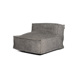 Silky Single Seat Pouf Grey | Sessel | Roolf Outdoor Living