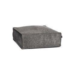 SILKY Square Pouf Antracita | Pufs | Roolf Outdoor Living