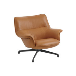 Doze Lounge Chair Low Back | Swivel Base | with armrests | Muuto