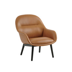 Fiber Lounge Armchair | Wood Base | Armchairs | Muuto