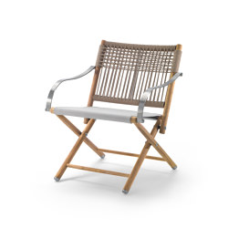Lauren armchair outdoor | foldable | Flexform
