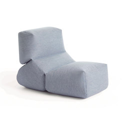 Grapy Outdoor Vichy Blue | Fauteuils | GAN