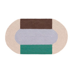 The Crochet Collection Mono Blue | Tapis / Tapis de designers | GAN