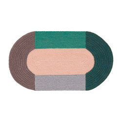 The Crochet Collection Mono Pink | Rugs | GAN