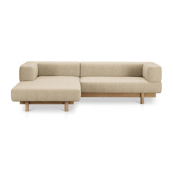 Alchemist Sofa with Chaise Lounge, Beige/Camira, Left | Chaises longues | EMKO PLACE