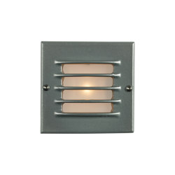 Low Voltage Recessed Steplight & Back Box, Weathered Bronze | Lampade parete incasso | Original BTC