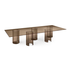 luxor | Tabletop rectangular | Fiam Italia