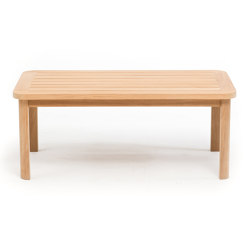 Alvin Coffee Table 100x60cm - Natural Teak | Tavolini bassi | Design Pergola