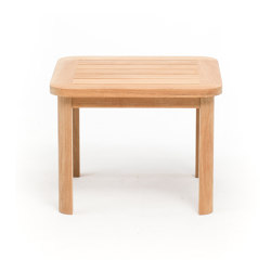 Alvin Side Table 53x53cm - Natural Teak | Mesas auxiliares | Design Pergola