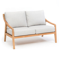 Andrey 2-Seater Sofa - Natural Teak | Divani | Design Pergola