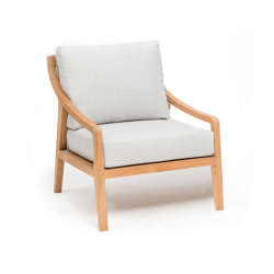 Andrey Lounge Chair - Natural Teak