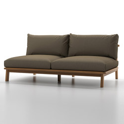 Anya Modular Sofa Double Armless | Divani | Design Pergola