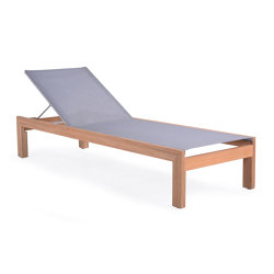 Azure Sling Lounger - Grey | Sun loungers | Design Pergola