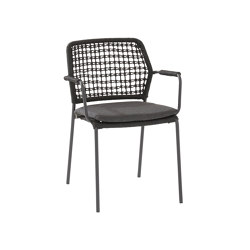 Bolzano Dining Chair - Anthracite Rope