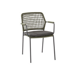 Bolzano Dining Chair - Green Rope | Sedie | Design Pergola