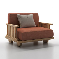 Cross Lounge Chair | Fauteuils | Design Pergola