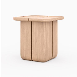 Cross Side Table - Natural Teak | Tavolini alti | Design Pergola