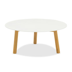 Helen Teak Coffee Table D80xH37cm, Ceramic Top | Couchtische | Design Pergola