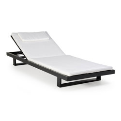 Lido Aluminum Lounger | Tumbonas | Design Pergola