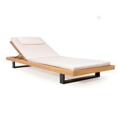 Lido Teak Lounger