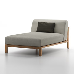 Malibu Modular Chaise Longue Armless