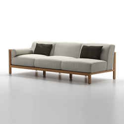 Malibu Modular Sofa Double Right-Arm | Sofás | Design Pergola