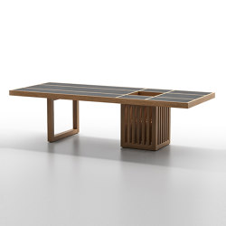 Malibu Rectangular Coffee Table 140x60xH40cm | Tavolini bassi | Design Pergola