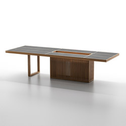 Malibu Rectangular Dining Table 320x110cm