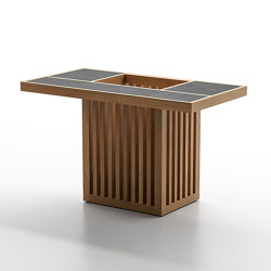 Malibu Rectangular Sofa Side Table 85x45xH54cm | Coffee tables | Design Pergola