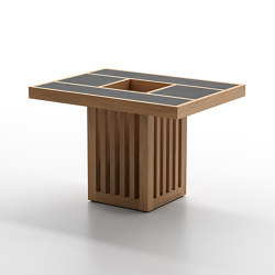 Malibu Square Coffee Table 60x60xH40cm | Tavolini bassi | Design Pergola