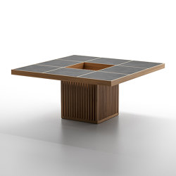 Malibu Square Dining Table 160x160cm | Esstische | Design Pergola