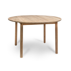 Milano Teak Base for Dining Table D120cm - Natural Teak | Mesas comedor | Design Pergola