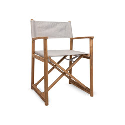 Milano Teak Director's Chair - Winter | Sedie | Design Pergola