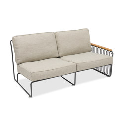 Nina 2-Seater Sofa, Left Arm - High Back | 2-seater | Design Pergola