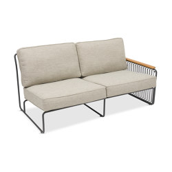 Nina 2-Seater Sofa, Left Arm - Low Back | 2-seater | Design Pergola