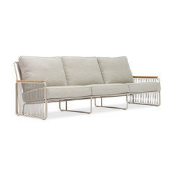 Nina 3-Seater Sofa, High Back | Sofas | Design Pergola