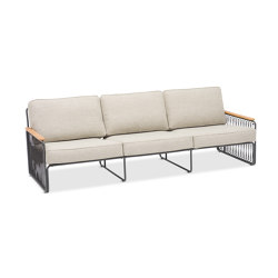 Nina 3-Seater Sofa, Low Back | Canapés | Design Pergola