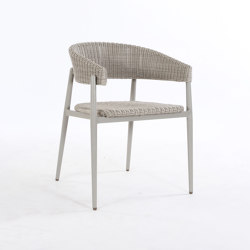 Olivia ALU Dining Armchair, Sand | Chairs | Design Pergola