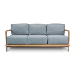 Ona 3-Seater Sofa - Natural Teak | Divani | Design Pergola