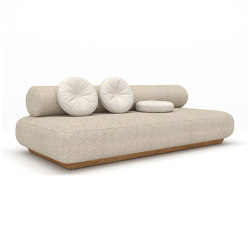 Paloma Teak 3-Seater Modular Sofa