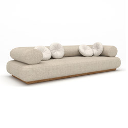 Paloma Teak 3-Seater Sofa | Sofás | Design Pergola