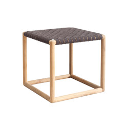 Roberto Stool 49x49cm - Natural Teak | Pouf | Design Pergola