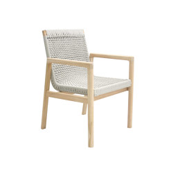 Rovigo Armchair - Natural Teak | open base | Design Pergola