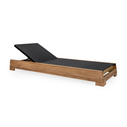 Roxy Lounger - Natural Teak | Bains de soleil | Design Pergola