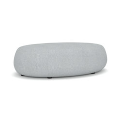 Sunday Oval Ottoman 120x80xH32cm | Poufs | Design Pergola