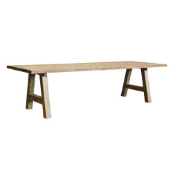 Tower Dining Table - Recycled Teak