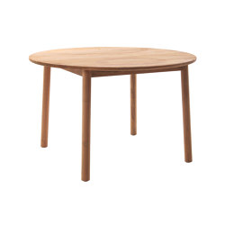 Vera Teak Dining Table D120cm - Solid Teak Top - Natural Teak | Tavoli pranzo | Design Pergola