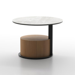 Anya Low Auxiliar Round Table D60xH43cm | Coffee tables | Design Pergola